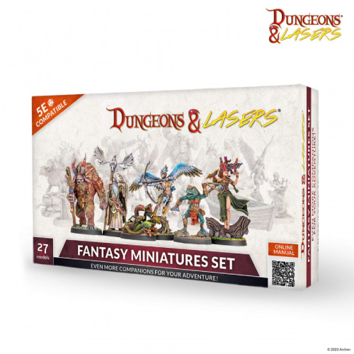 Dungeons and Lasers - Fantasy Miniatures Set