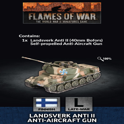 Flames of War Finnish Landsverk Anti II Anti-Aircraft Gun