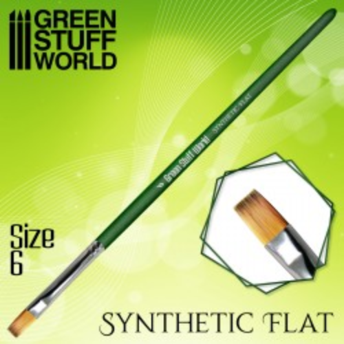 Green Series Synthetic Flat #6
