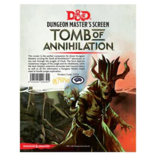 D&D: Tomb of Annihilation DM Screen