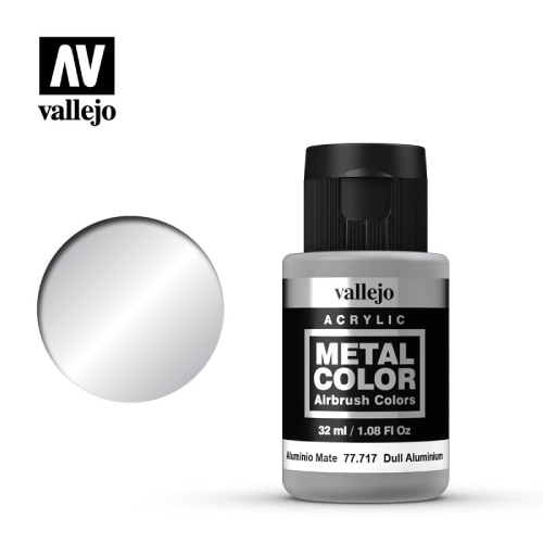 Acrylic Metal Color Airbrush Colors: Dull Aluminium