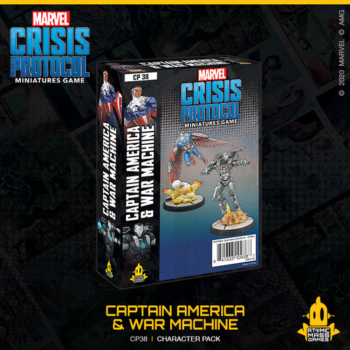 Marvel Crisis Protocol Captain America & War Machine Pack
