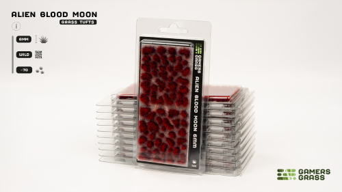 Gamers Grass - Alien Blood Moon Tuft 6mm (wild)