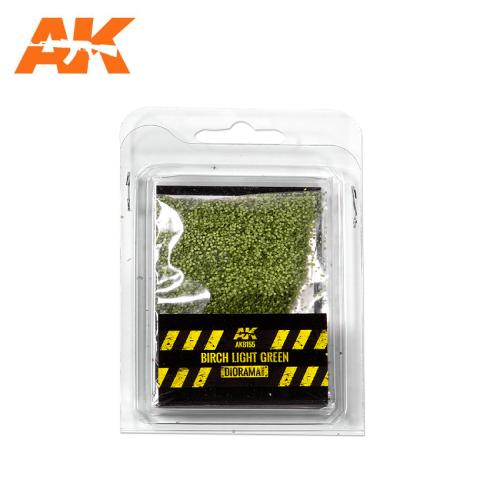 AK Interactive Birch Light Green Leaves - 28mm 1/72 (Bag 7 grams)