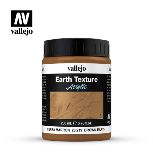 Vallejo Brown Earth Texture 200ml