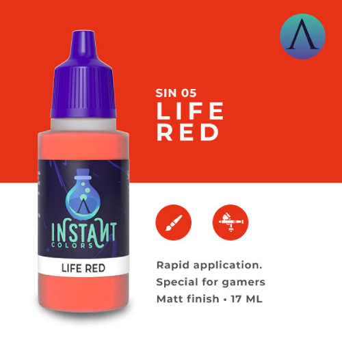 Instant Colors- LIFE RED
