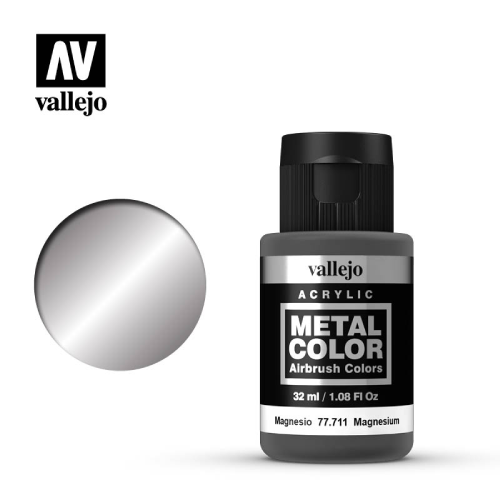 Acrylic Metal Color Airbrush Colors: Magnesium