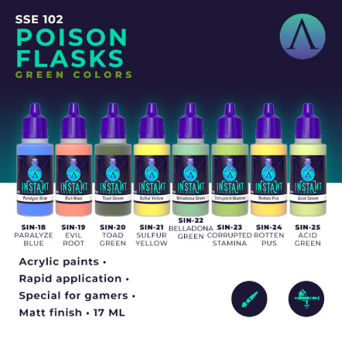 Instant Colors Poison Flasks Set