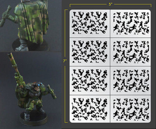 Fallout Hobbies Vinyl Stencil - Infantry Traditional Camo