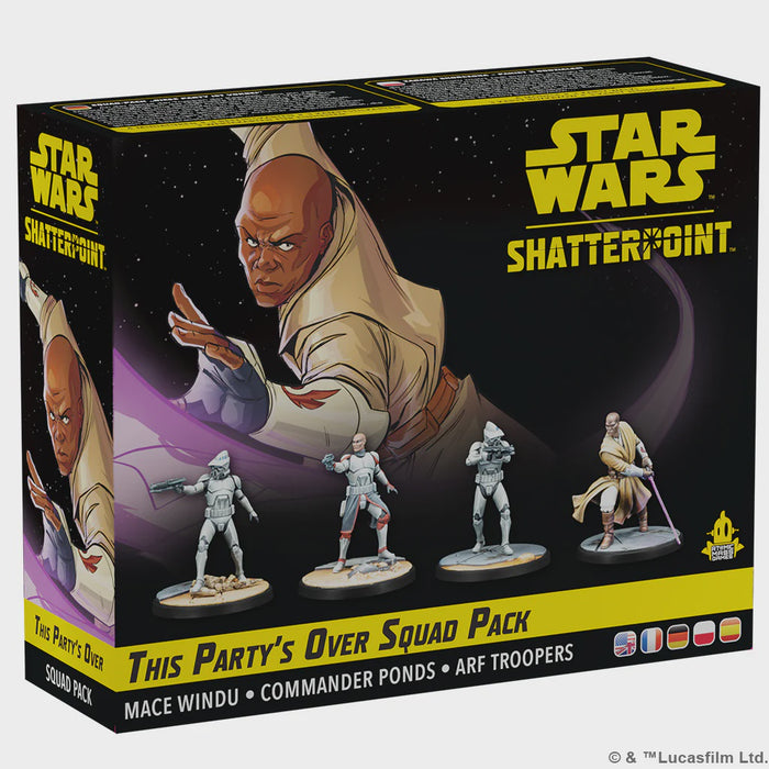 Star Wars Shatterpoint - This Party's Over Squad Pack (Mace Windu)