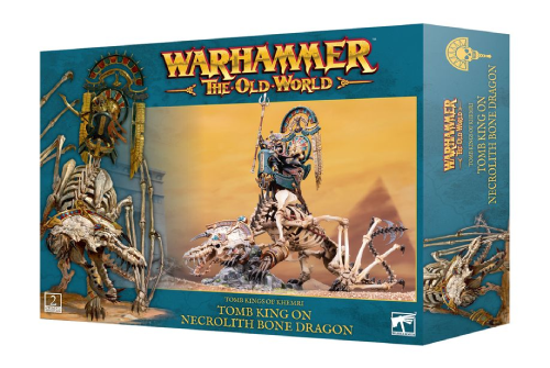 TOMB KINGS OF KHEMRI: TOMB KING ON NECROLITH BONE DRAGON