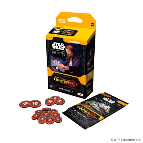 Star Wars Unlimited Jump to Lightspeed Han Solo Spotlight Deck