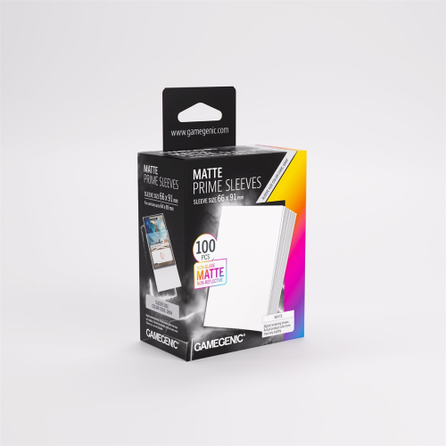 Sleeves: Gamegenic: Matte Prime Sleeves: White (100)