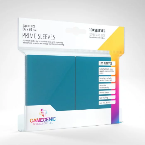 Gamegenic: Standard Sleeves MATTE Prime Sleeves: Gray (100)