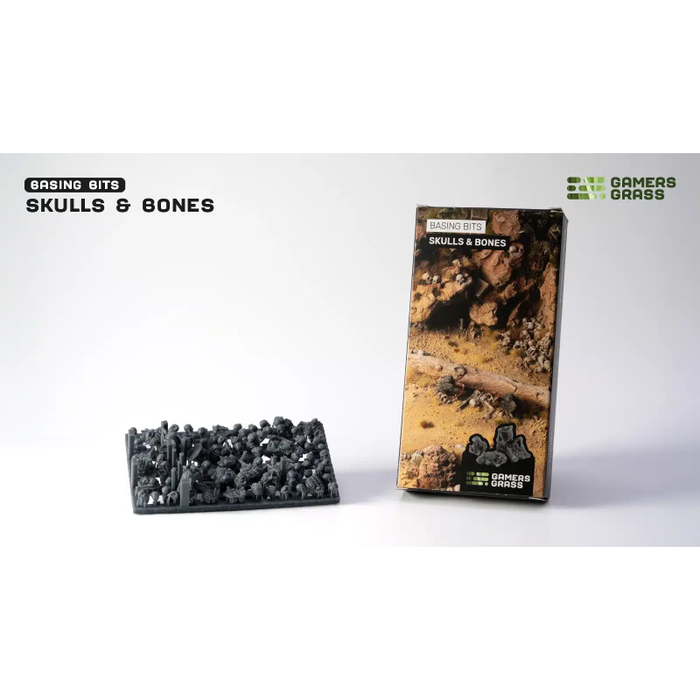 Gamers Grass Basing Bits - Skulls and Bones