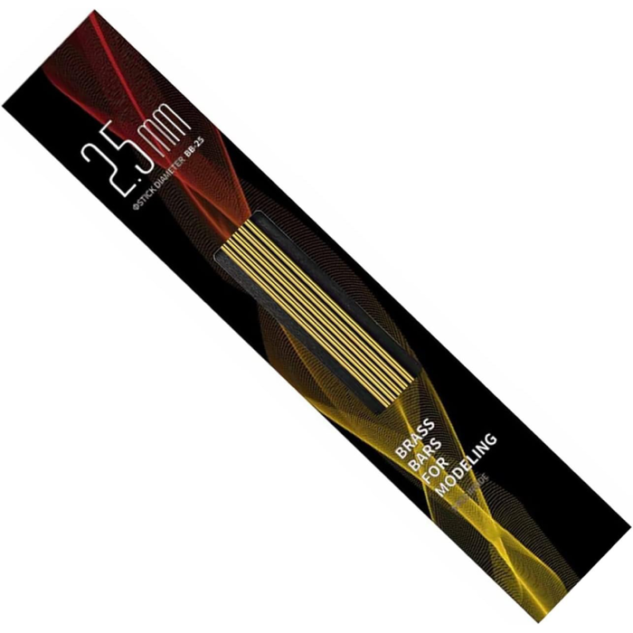 DSPIAE Brass Bars for Modelling - 2.5mm