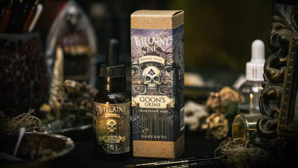 Villainy Inks Phase I - Handcrafted Enamel Washes 30ml - Goon's Grime