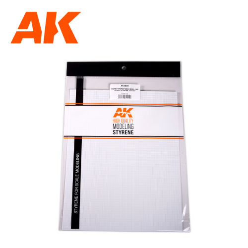 AK - Modeling Styrene - Brick Small 4mm