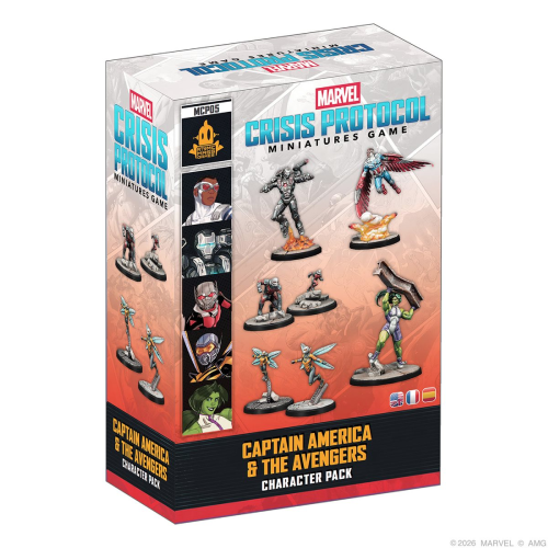 Marvel Crisis Protocol - Captain America & The Avengers Character Pack