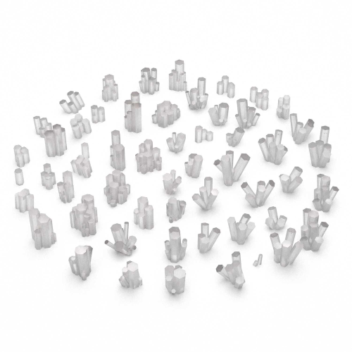GSW- Resin Crystals Clear - Prismatic Quartz Crystals
