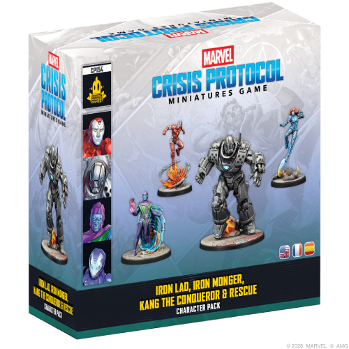 Marvel Crisis Protocol : Iron Lad, Iron monger & Kang the Conqueror