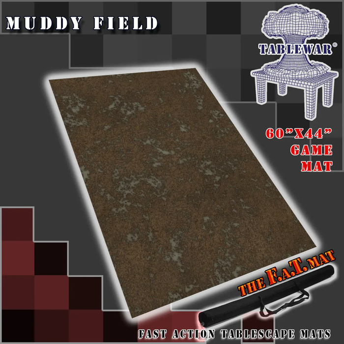 F.A.T Mats: Muddy Fields 44"x60" neoprene mat