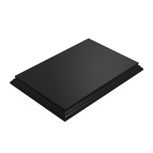 GSW- Rectangular Top Display Plinth 22x15 cm Black