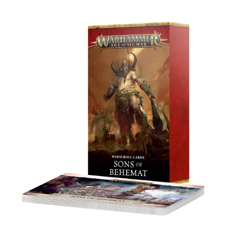 WARSCROLL CARDS: SONS OF BEHEMAT 4TH EDITION