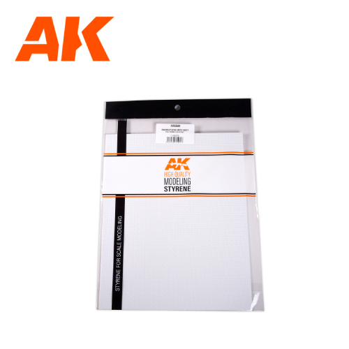 AK - Modeling Styrene - Pavement Spike Brick Sheet
