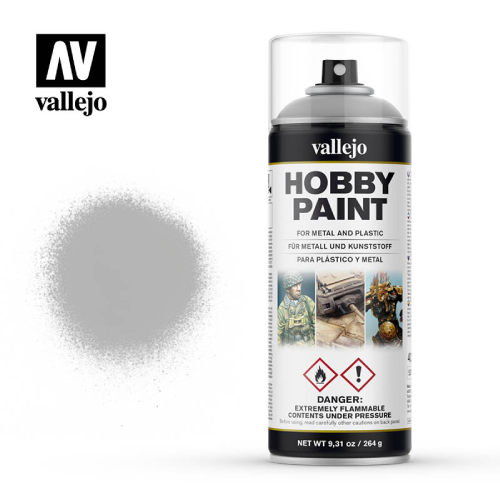 Vallejo Hobby Paint: Grey Primer 400ml