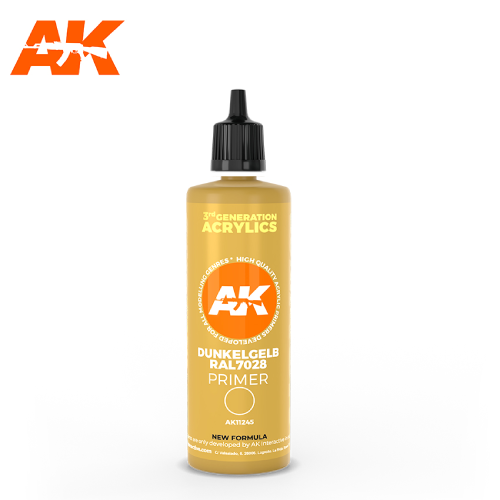 AK Interactive 3G Dark Yellow Primer 100ml