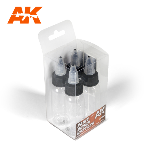 AK Interactive Paint Doser Bottles 4x30 ml