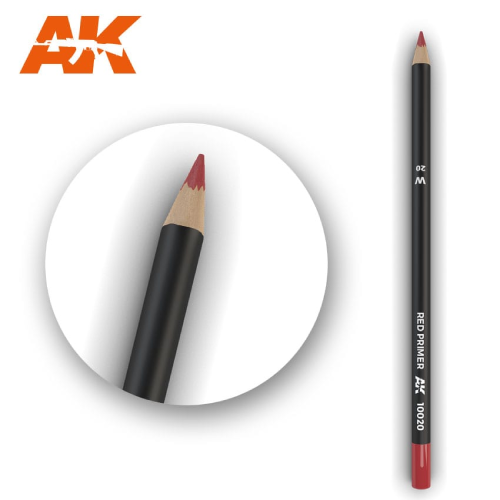 AK Interactive Watercolor Pencil Red Primer