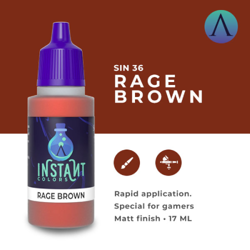Instant Colors- RAGE BROWN