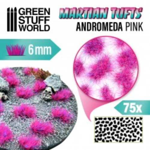 GSW - Andromeda Pink 6mm Tuft