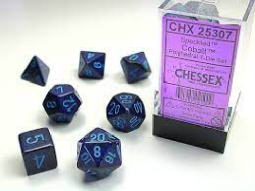 Chessex Speckled Cobalt 7 Piece Set