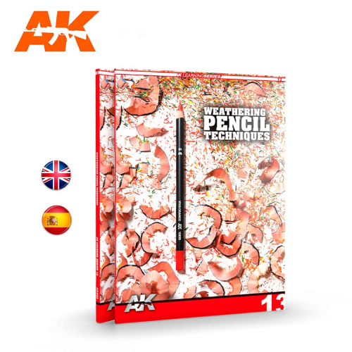 AK Interactive Learning Series #13 Weathering Pencil Techniques - English