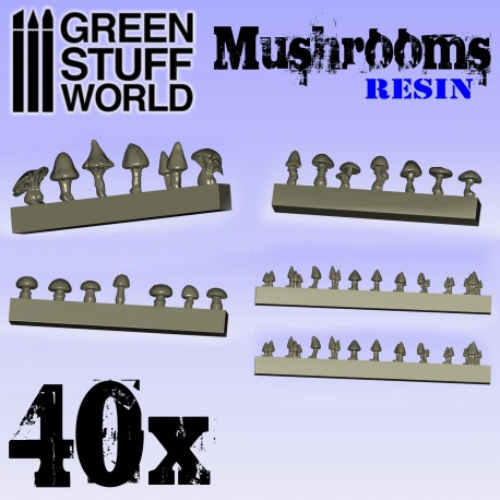 GSW - Resin Mushrooms Pack