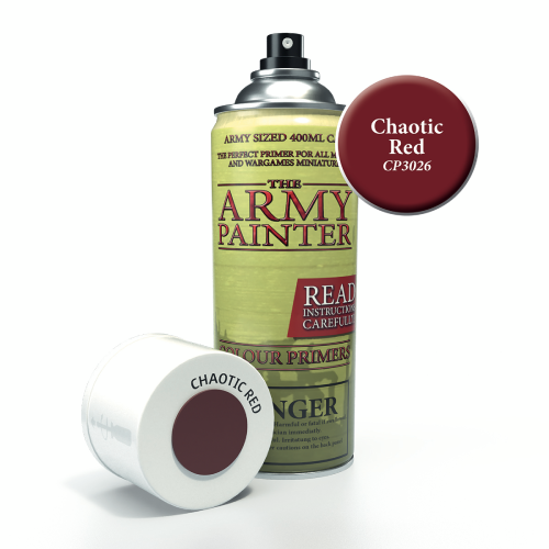 Chaotic Red Primer Can