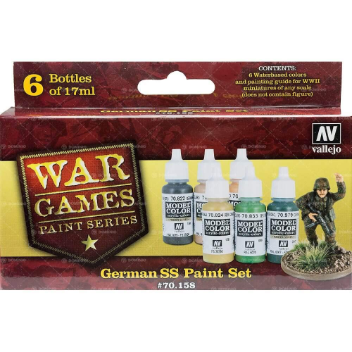 Vallejo Wargames German SS Paint Set