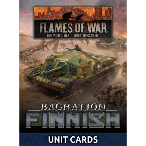 Flames of War Bagration Finnish Unit Cards