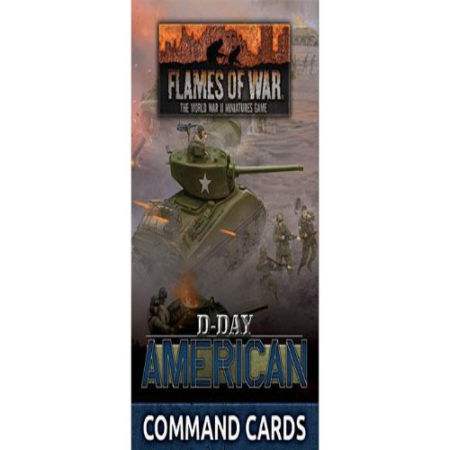 Flames Of War: American D-Day Command Card Pack