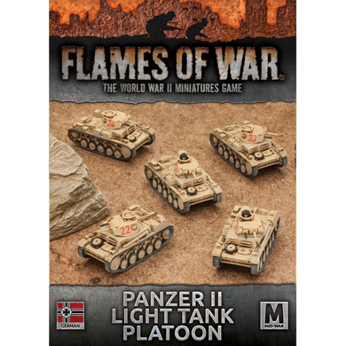 Panzer II Light Tank Platoon Afrika Korps