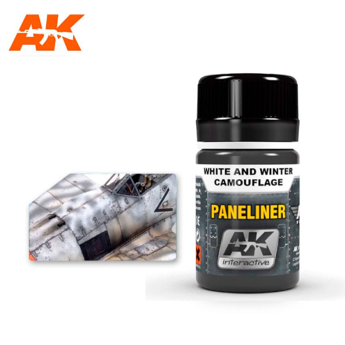 AK Interactive Paneliner For White And Winter Camouflage 35ml