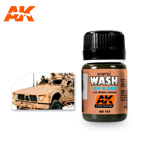 AK Interactive Wash For OIF and OEF US Vehicles