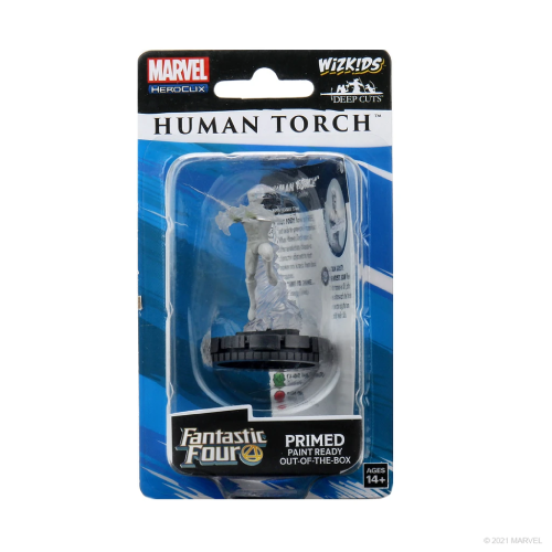 Marvel Heroclix Unpainted Pre-Primed Model: Human Torch