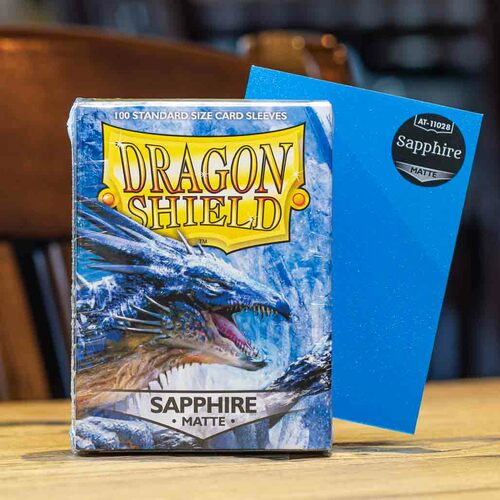 Dragon Shield: Sapphire Matte Sleeves (100) Standard