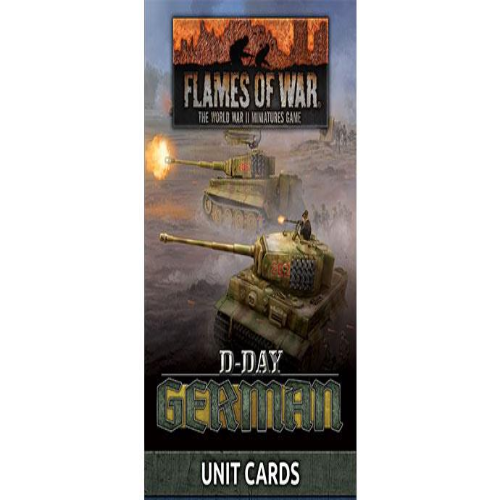 Flames Of War: German D-Day Unit Card Pack