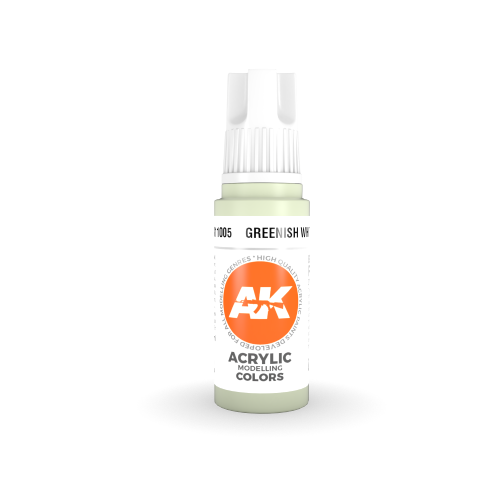 AK Interactive 3rd Gen Acrylic Greenish White 17ml