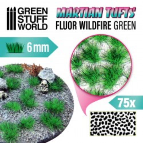 GSW - Fluor Wildfire Green 6mm Tuft
